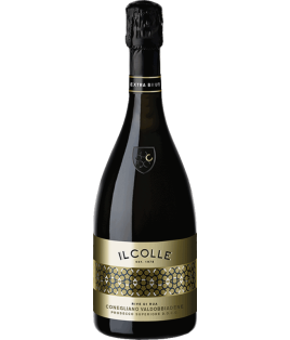 Vin pétillant italien bio Vénétie - DOCG Conegliano Valdobbiadene Prosecco Superiore - Azienda IL Colle - Cuvée Extra Brut