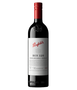 Vin rouge australien - South Australia - Coonawara - Penfolds - Cuvée Bin 128 Shiraz