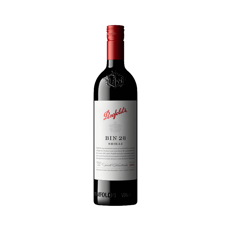 Vin rouge australien - South Australia - Penfolds - Cuvée Bin 28 Shiraz