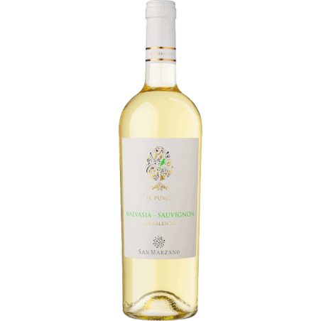 Vin blanc italien sec - Pouilles - IGP Salento - Cantine San Marzano - Cuvée Il Pumo - Malvasia et Sauvignon