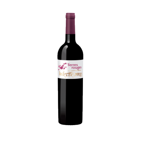 Vin rouge marocain - AOC Les Côtes de Rommani - Château La Ferme Rouge - Cuvée Terre Rouge