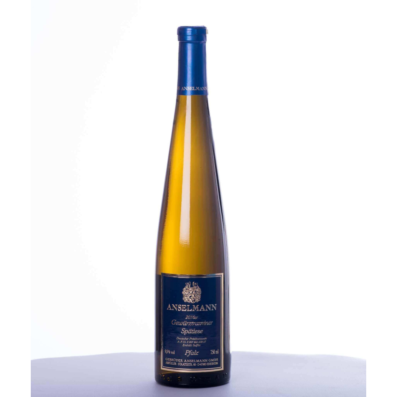 Vin blanc allemand liquoreux - Pfalz - Anselmann - Gewurztraminer Spätlese - Vendanges tardives