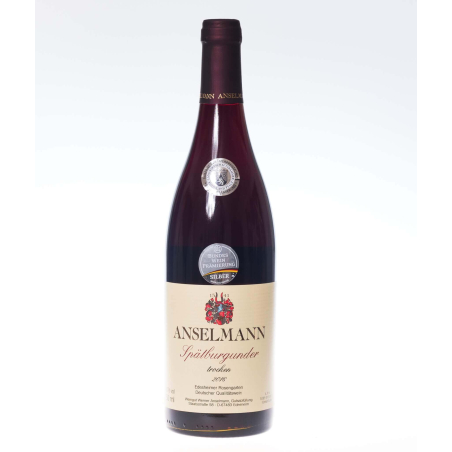 Vin rouge Allemand - Region Pfalz - Spatburgunder trocken Anselmann - Pinot noir