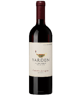 Vin rouge du plateau du Golan (colonie israélienne) - Galilée - Golan Heights - Cuvée Yarden Cabernet Sauvignon