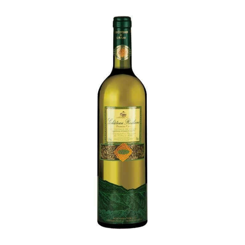 Vin blanc marocain sec - AOC Coteaux de l'Atlas 1er Cru - Château Roslane - Chardonnay