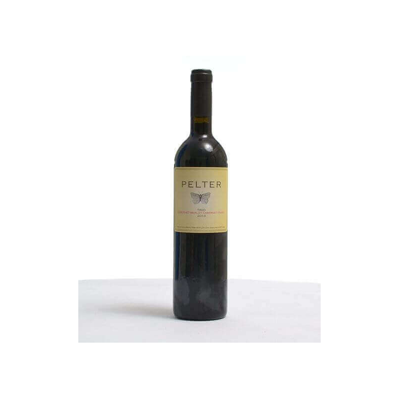 Vin rouge du plateau du Golan (colonie israélienne) - Maison Pelter - Cuvée Trio