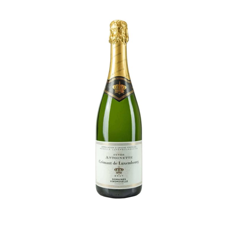 Vin pétillant luxembourgeois - AOP Crémant du Luxembourg - Domaines Vinsmoselle - Cuvée Antoinette Brut Extra