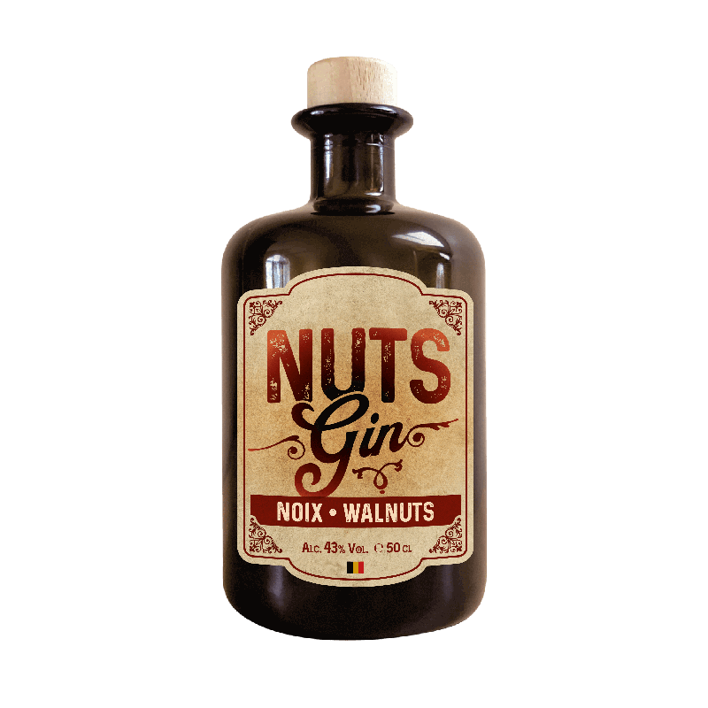 Gin belge - Pr. de Luxembourg - Ardenne Addict - Nut’s Gin aux noix