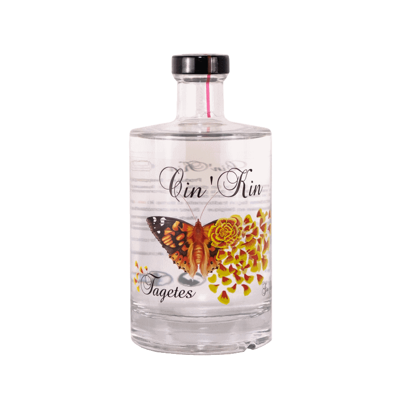 Liqueur belge - Pr. de Namur - Cin'Kin Liqueur - Fleurs de Tagetes Patula