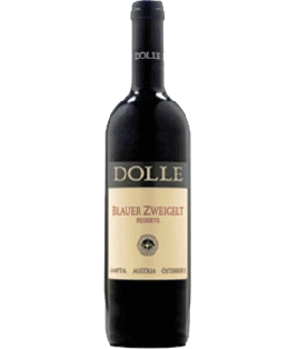 Vin rouge autrichien - Niederösterreich - Weingut Dolle - Cuvée Blauer Zweigelt