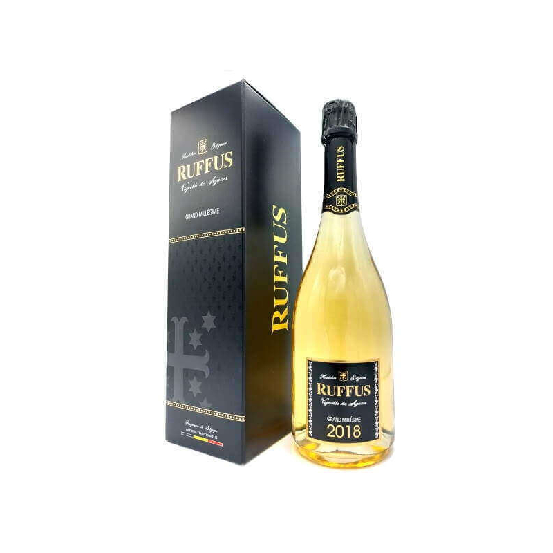 Vin pétillant belge - Vignoble des Agaises - Cuvée Ruffus Grand Millésime 2018