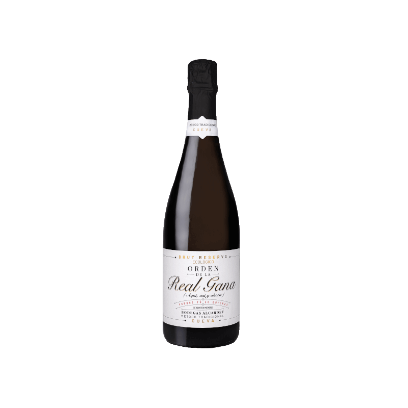 Vin pétillant espagnol bio - Bodegas Alcardet - Cuvée Real Gana Brut Réserve 36 mois - Méthode traditionnelle