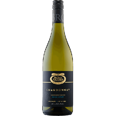 Vin blanc australien sec vegan - King Valley - Brown Brothers - Cuvée Chardonnay Estate Reserve