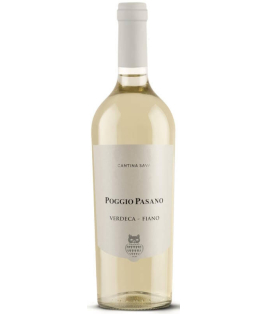 Vin blanc italien sec Pouilles - IGP Puglia - Cantina Sava - Cuvée Poggio Pasano - Verdeca / Fiano