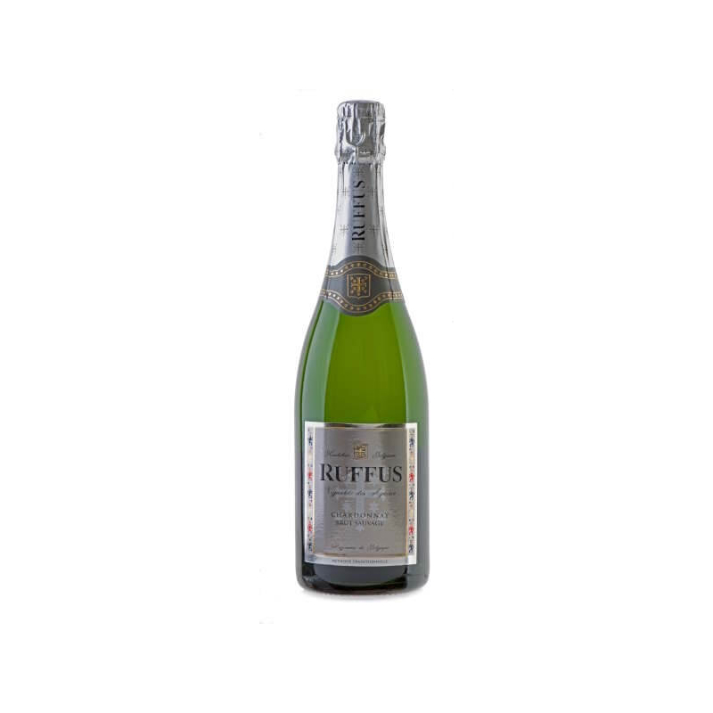 Vin pétillant belge - Pr. de Hainaut - Vignoble des Agaises - Cuvée Ruffus Brut Sauvage - Chardonnay