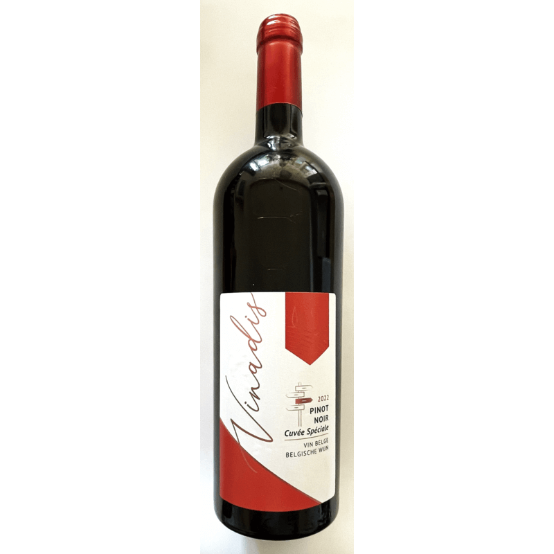 Vin rouge belge - Pr. de Liège - Domaine Vinadis - Cuvée Pinot Noir Spéciale Barrique