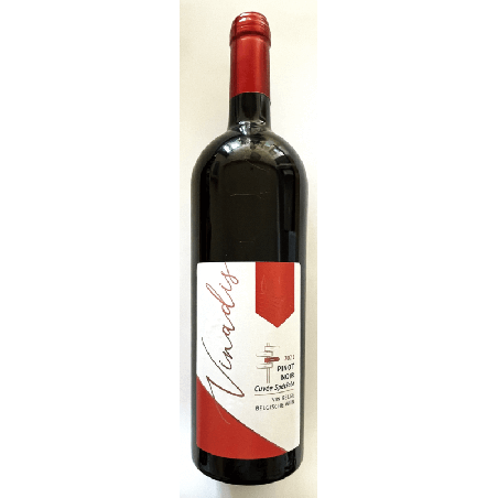 Vin rouge belge - Pr. de Liège - Domaine Vinadis - Cuvée Pinot Noir Spéciale Barrique