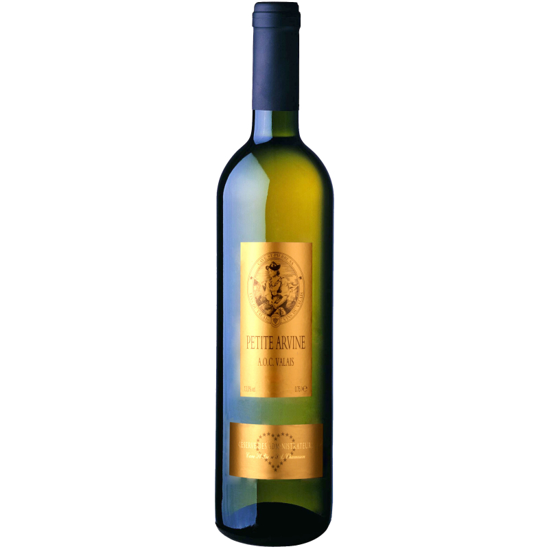 Vin blanc suisse sec - Valais - AOC Valais - Cave Saint-Pierre - Cuvée Réserve des Administrateurs - Petite Arvine du Valais