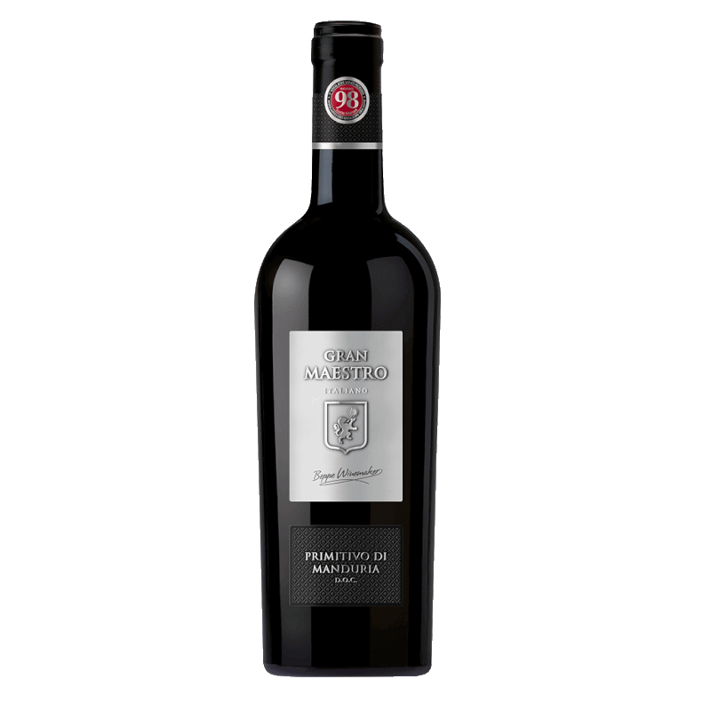 Vin rouge italien - Pouilles - DOC Primitivo di Manduria - Cantina Cielo e Terra - Cuvée Gran Maestro - Primitivo