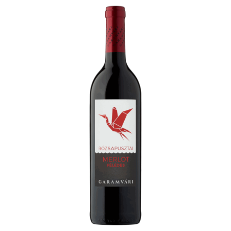 Vin rouge hongrois demi-sec - Balatonboglár Region - Garamvári Estate - Cuvée Lellei Rózsapusztai Merlot